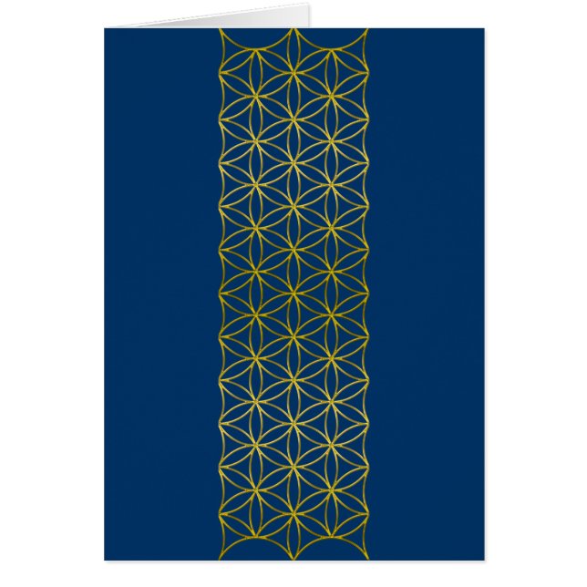 Flower of Life / Blume des Lebens - Border gold (Front)