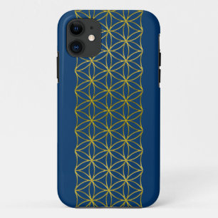 Flower of Life / Blume des Lebens - Border gold Case-Mate iPhone Case