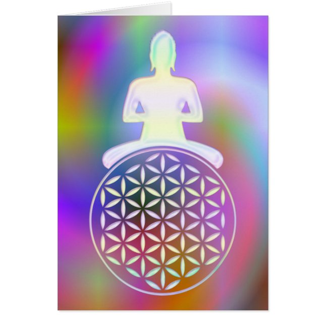 Flower of Life / Blume des Lebens - Buddha (Front)