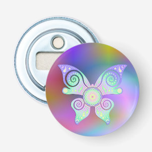 Flower of Life / Blume des Lebens - butterfly Bottle Opener