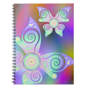 Flower of Life / Blume des Lebens - butterfly Notebook