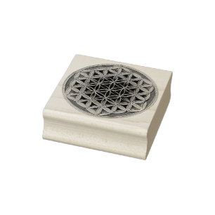 Flower Of Life / Blume des Lebens - Button IV Rubber Stamp