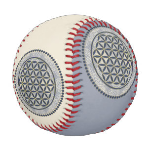 Flower of Life / Blume des Lebens - Button IX Baseball