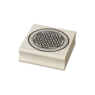 Flower of Life / Blume des Lebens - Button IX Rubber Stamp