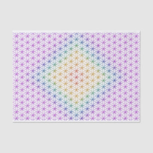 Flower of Life / Blume des Lebens - Chakra Pattern Tissue Paper