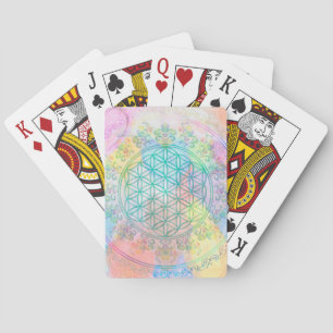 Flower of Life / Blume des Lebens - Love Hearts Playing Cards