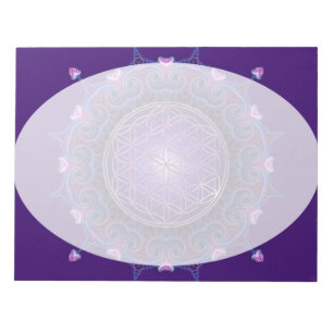 Flower of Life / Blume des Lebens - Mandala I Notepad