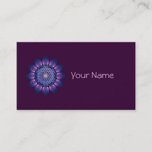 FLOWER OF LIFE / Blume des Lebens - Mandala II Business Card