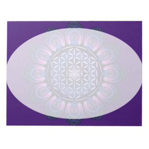 Flower of Life / Blume des Lebens - Mandala II Notepad