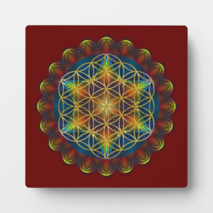 FLOWER OF LIFE / Blume des Lebens - Mandala III Plaque