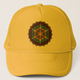 FLOWER OF LIFE / Blume des Lebens - Mandala III Trucker Hat