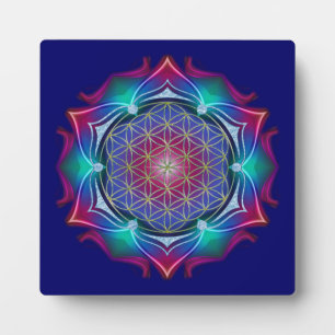 FLOWER OF LIFE / Blume des Lebens - Mandala IV Plaque