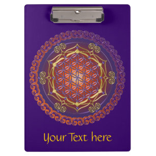 Flower of Life / Blume des Lebens - Ornament I Clipboard