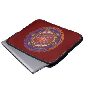 FLOWER OF LIFE / Blume des Lebens - Ornament I Laptop Sleeve
