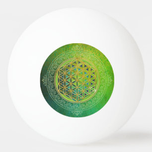 Flower Of Life / Blume des Lebens - Ornament II Ping Pong Ball