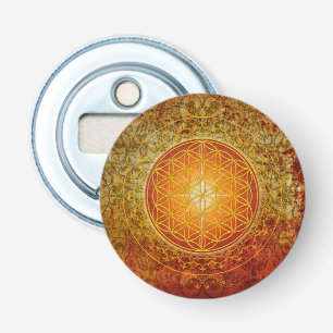 Flower Of Life / Blume des Lebens - Ornament III Bottle Opener