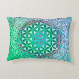 Flower Of Life / Blume des Lebens - Ornament IV Decorative Cushion