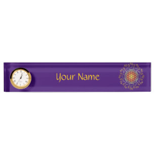 Flower of Life / Blume des Lebens - Ornament IV Nameplate