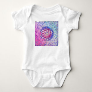 Flower Of Life / Blume des Lebens - Ornament V Baby Bodysuit
