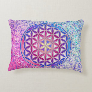 Flower Of Life / Blume des Lebens - Ornament V Decorative Cushion