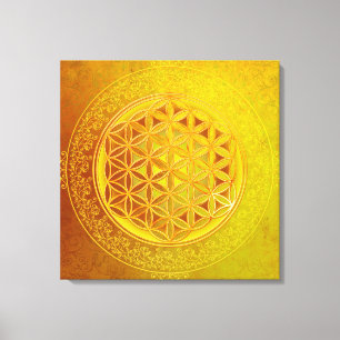Flower Of Life / Blume des Lebens - Ornament VII Canvas Print