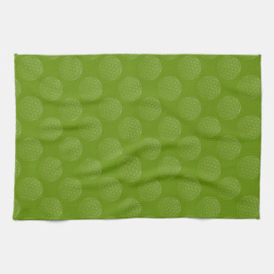 Flower Of Life / Blume des Lebens - pattern green Tea Towel