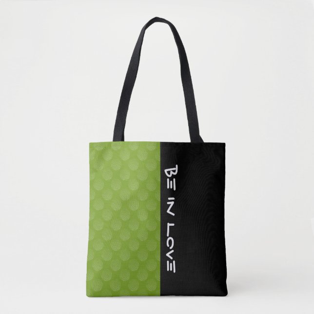 Flower Of Life / Blume des Lebens - pattern green Tote Bag (Front)