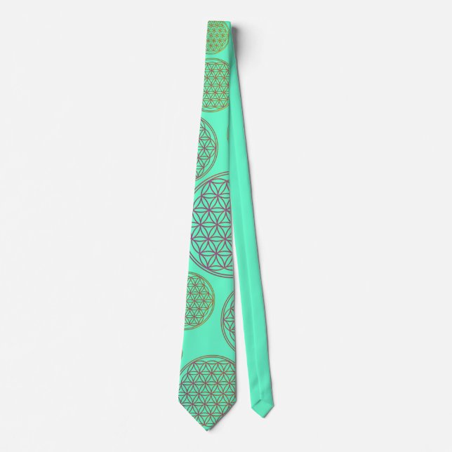 Flower of Life / Blume des Lebens - Pattern Tie (Front)