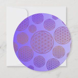 Flower of Life / Blume des Lebens - pattern violet