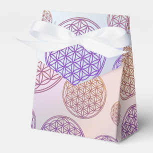 Flower of Life / Blume des Lebens - pattern violet Favour Box