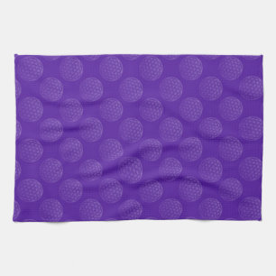 Flower Of Life / Blume des Lebens - pattern violet Tea Towel