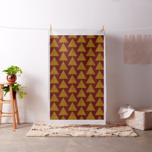 Flower Of Life / Blume des Lebens - pyramid gold Fabric