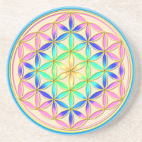 Flower of Life Blume des Lebens Romantic Colours