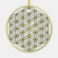 Flower of Life Blume des Lebens Silver Gold