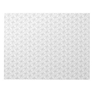 Flower of Life / Blume des Lebens - silver pattern Notepad