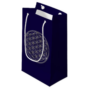 Flower Of Life / Blume des Lebens - silver Small Gift Bag
