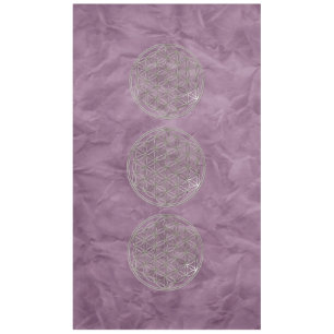 Flower Of Life / Blume des Lebens - SILVER Tablecloth