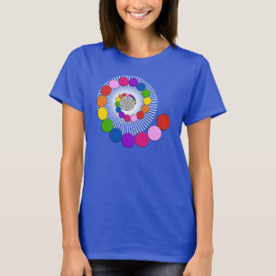 Flower of Life / Blume des Lebens - spiral dots T-Shirt