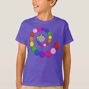 Flower of Life / Blume des Lebens - spiral dots T-Shirt