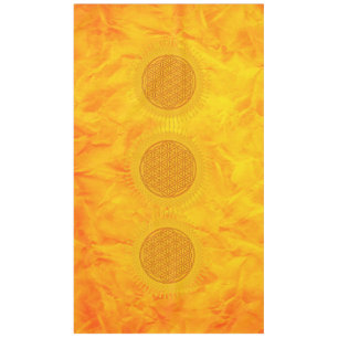 Flower of Life / Blume des Lebens - sunny Tablecloth