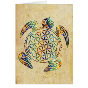Flower of Life / Blume des Lebens - turtle