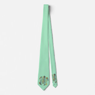 Flower of Life / Blume des Lebens - turtle coloure Tie