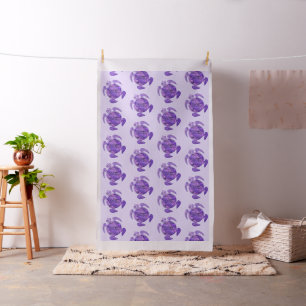 Flower Of Life / Blume des Lebens - turtle purple Fabric