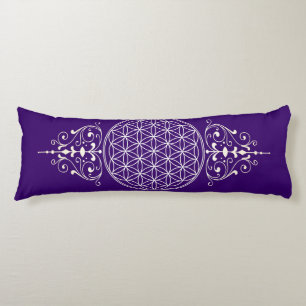 Flower of Life / Blume des Lebens - vintage I Body Cushion