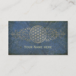 Flower of Life / Blume des Lebens - vintage IX Business Card