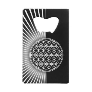Flower of Life / Blume des Lebens - white flat