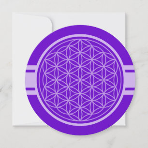 Flower of Life / Blume des Lebens - white transpa.