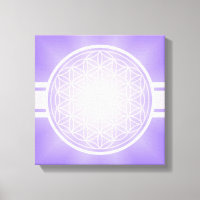 Flower of Life / Blume des Lebens - white transpa.
