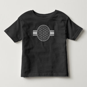 Flower of Life / Blume des Lebens - white transpa. Toddler T-Shirt
