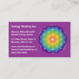 Flower of Life Business Card